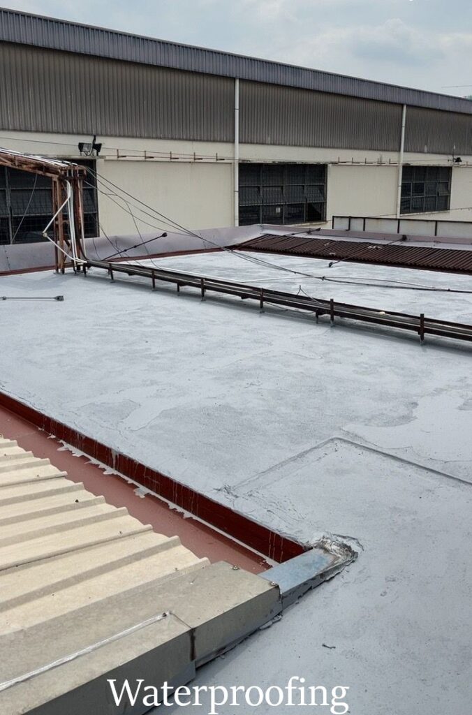 Waterproofing Services Progress