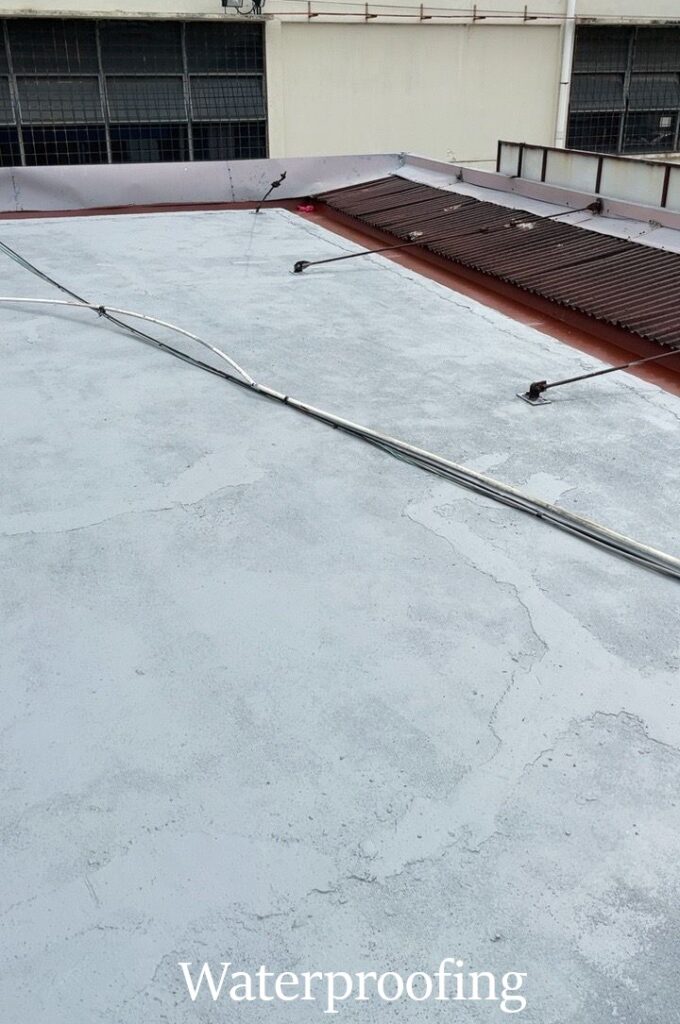 Waterproofing Services Progress