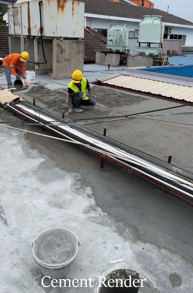 Waterproofing Services Progress