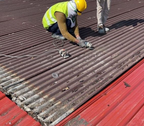 Roofing Service Progress